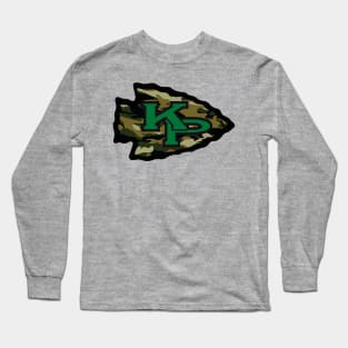 King Philip dark camouflage logo Long Sleeve T-Shirt